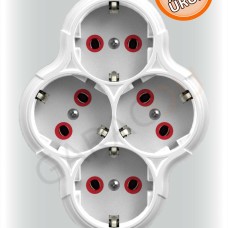 4 lü Kaliteli Topraklı Kablosuz Golyat Priz Çoğaltıcı 1 Adet, Golyat Piriz, Dörtlü Priz