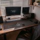 Ofis, Oyuncu ve Çalışma Masası Düzenleme Masa ve Mouse Matı Pad Gri 60x100 cm