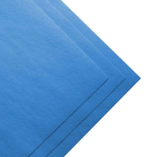 Mavi İnce Keçe 1 mm (Ebat Seçmeli)